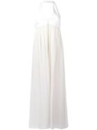 Paco Rabanne - Backless Dress - Women - Cotton - 36, White, Cotton