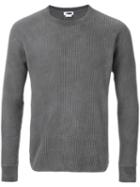H Beauty & Youth. Waffle Pattern T-shirt, Men's, Size: Large, Grey, Cotton