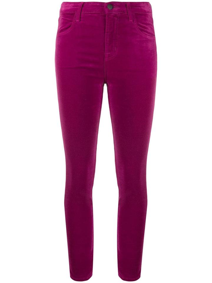 J Brand Alana Super Skinny Trousers - Pink