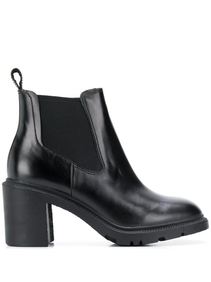 Camper Heeled Chelsea Boots - Black