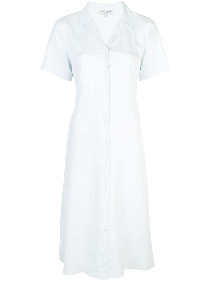 Opening Ceremony Midi Shirt Dress - Blue
