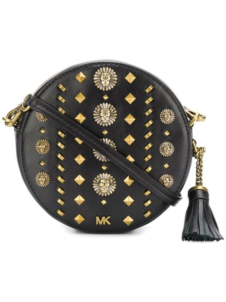 Michael Michael Kors Medallion Cross Body Bag - Black