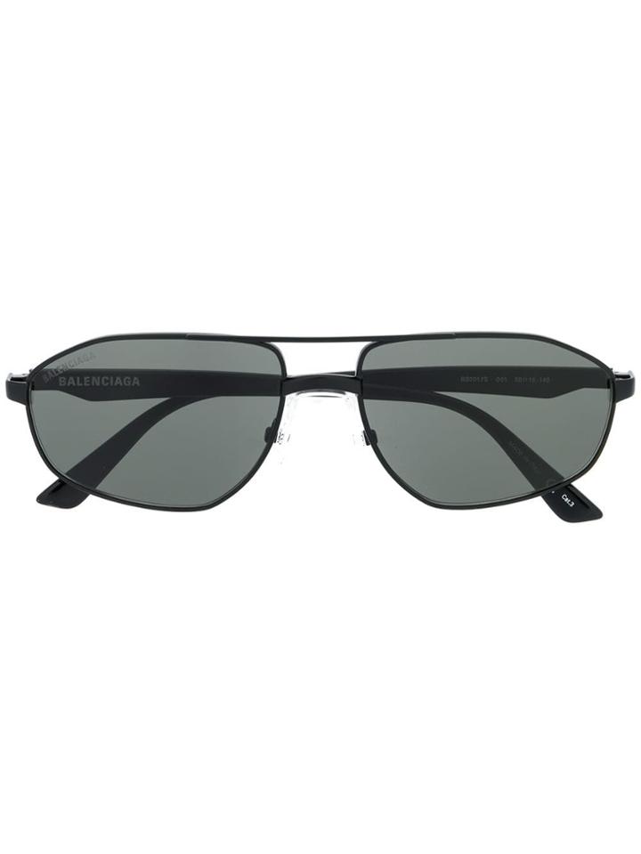 Balenciaga Eyewear Top Bar Sunglasses - Black