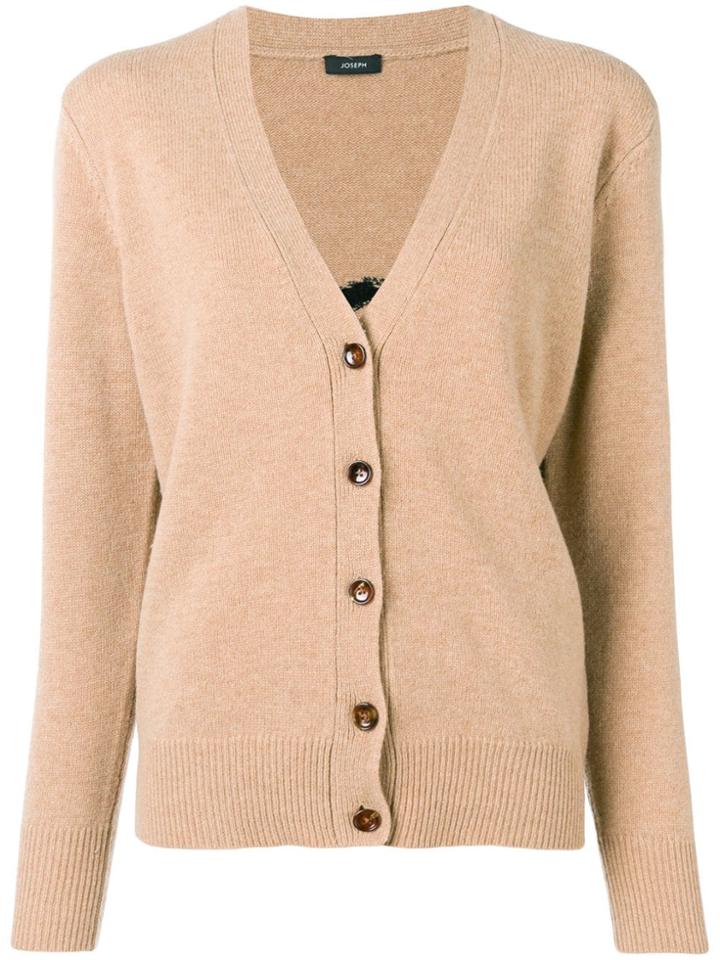 Joseph Intarsia Hand Cardigan - Brown
