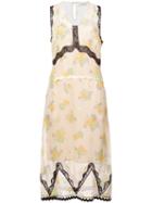 Coach Forest Floral Print Sleeveless Dress - Yellow
