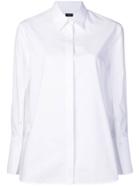 Joseph Plain Button Shirt - White