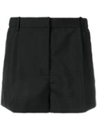 No21 Rhinestone-embellished Shorts - Black