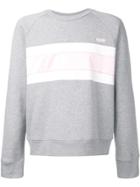 Ami Alexandre Mattiussi Striped Sweatshirt - Grey
