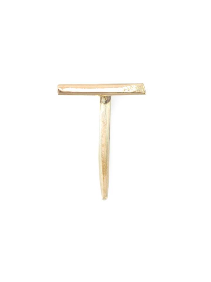 Ivy & Liv 14kt Gold Bar Earring, Women's, Metallic, 14kt Gold