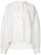 Sacai Dot Lace Shirt - White