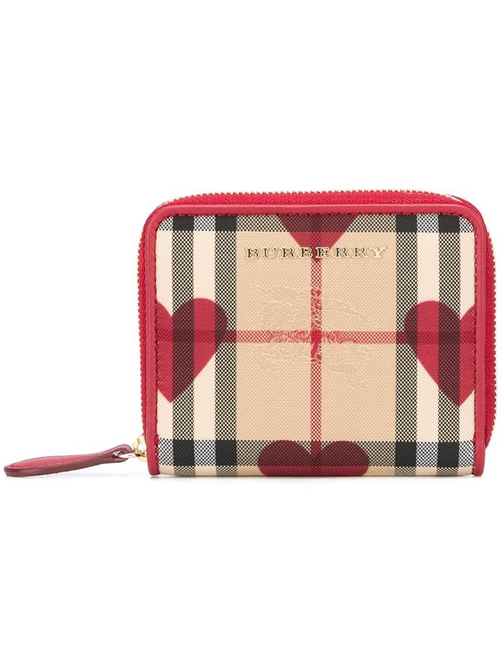 Burberry Heart Print Small Wallet