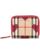 Burberry Heart Print Small Wallet