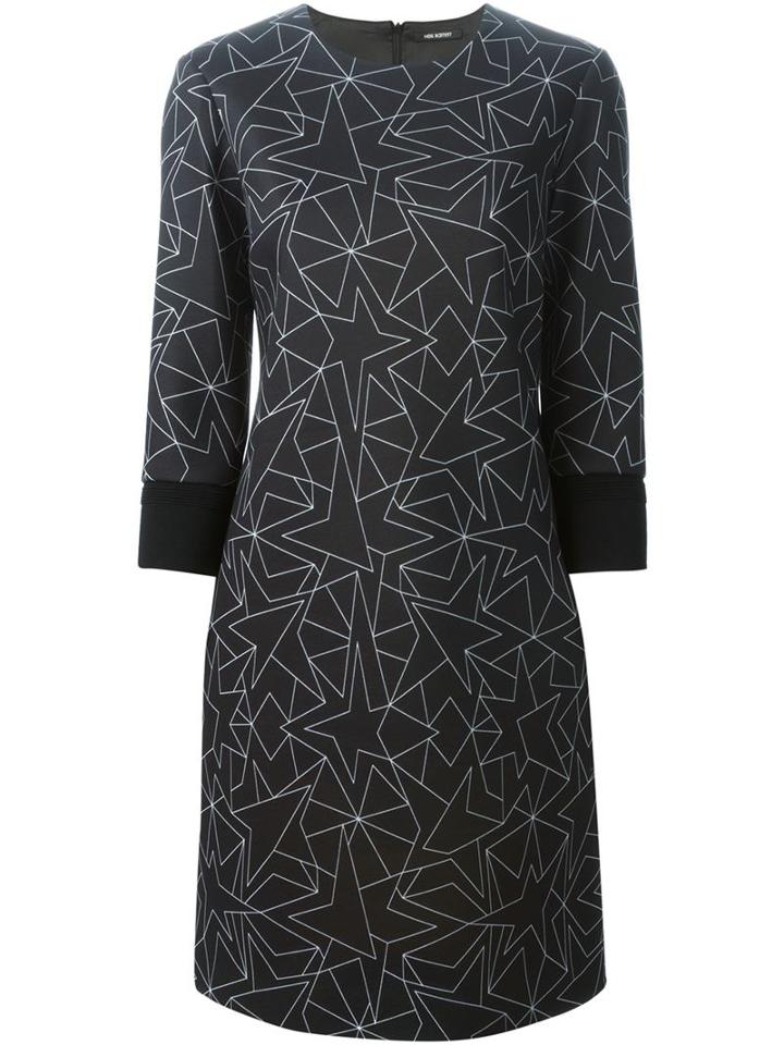 Neil Barrett Geometric Print Shift Dress