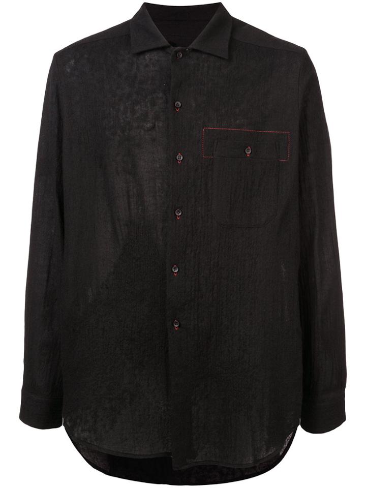 Uma Wang Long-sleeve Shirt - Black