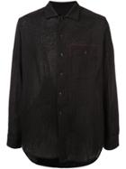 Uma Wang Long-sleeve Shirt - Black