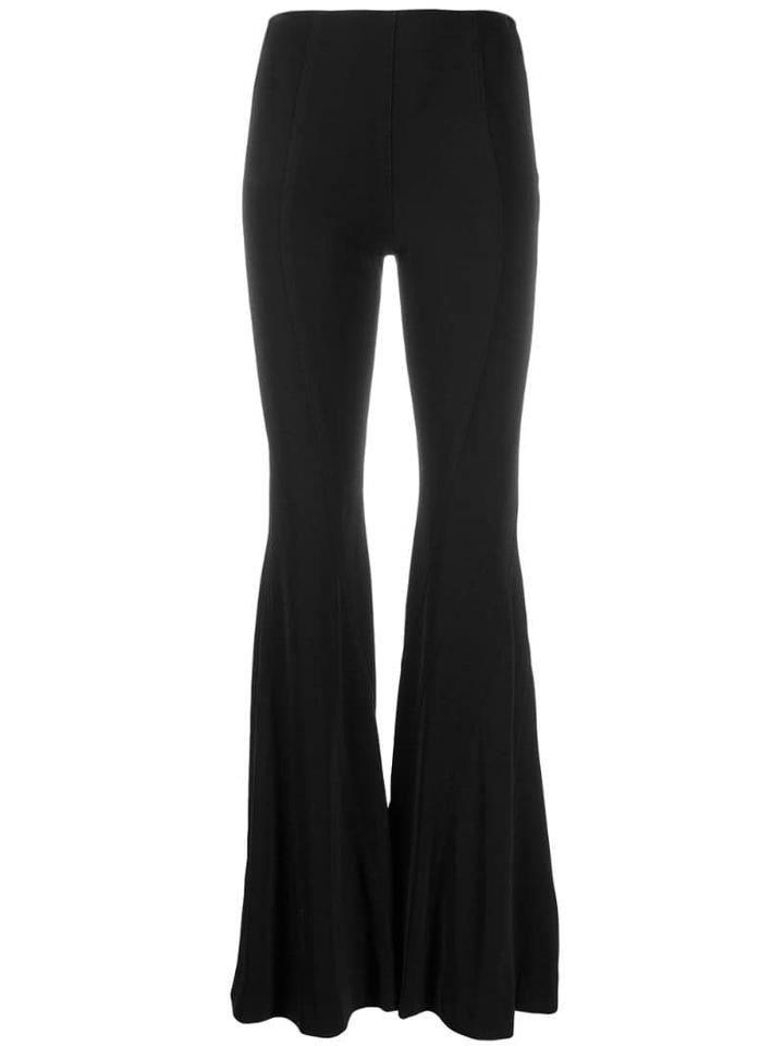 Mugler High-rise Flared Trousers - Black