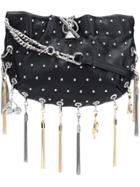 Sonia Rykiel Studded Embelished Crossbody Bag - Black
