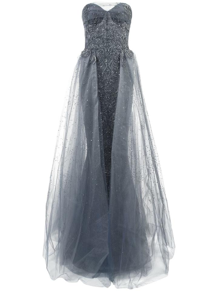 Marchesa Marchesa M22801 Smokey Blue Synthetic->nylon