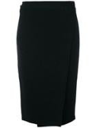 Marni Abstract Printed Pencil Skirt - Black