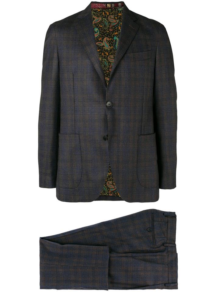Etro Classic Two-piece Suit - Grey