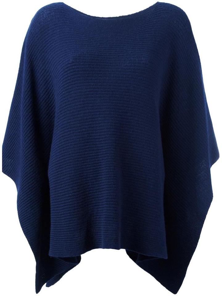 Incentive! Cashmere Boat Neck Jumper, Women's, Size: Large, Blue, Cashmere