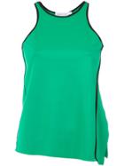 Mara Mac Contrasting Tank Top - Green