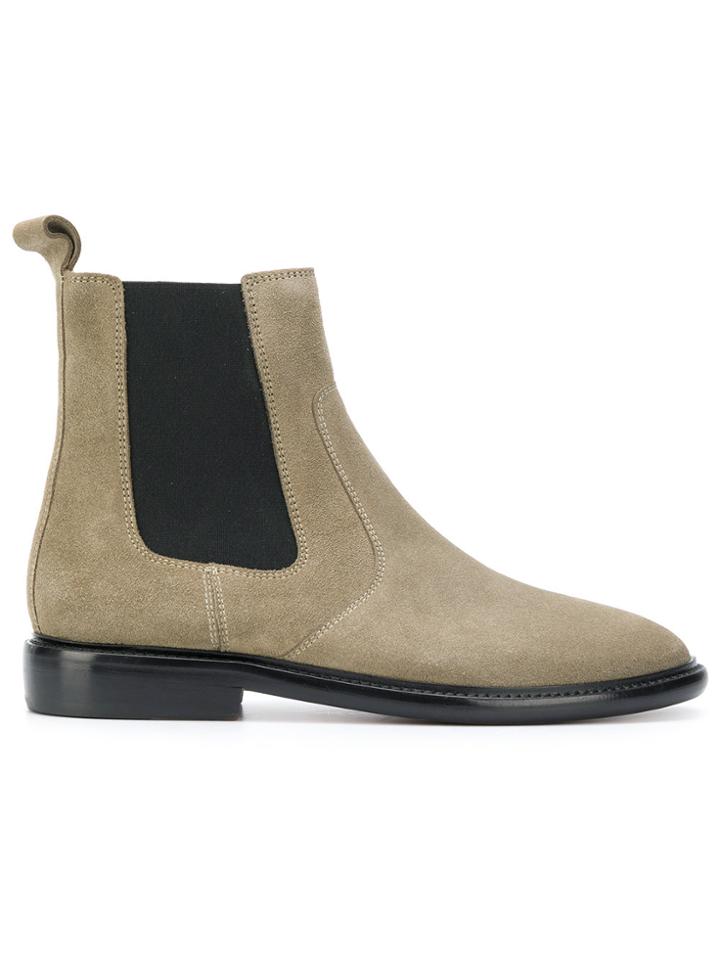 Isabel Marant Elasticated Panel Boots - Nude & Neutrals