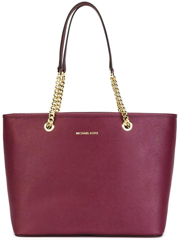 Michael Michael Kors Double Handle Shoulder Bag, Women's, Pink/purple