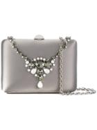 Rodo Embellished Clutch - Grey