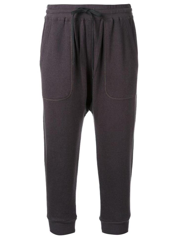 R13 Harem Track Pants, Women's, Size: Large, Grey, Cotton