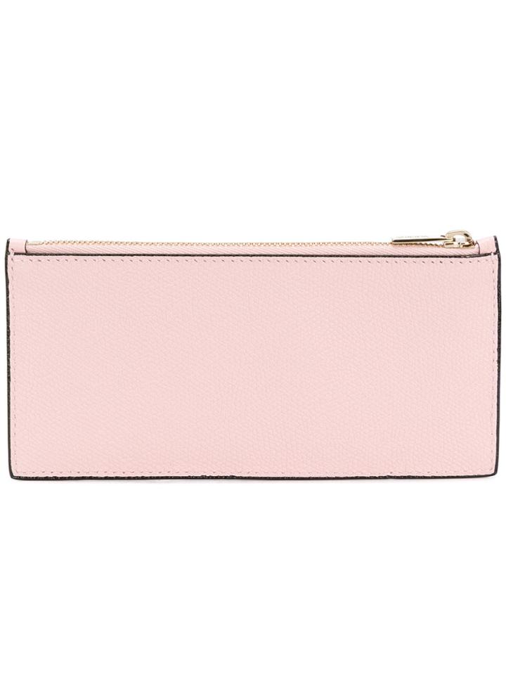 Valextra Coin Pouch - Pink & Purple