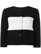 Boutique Moschino Striped Jacket - Black