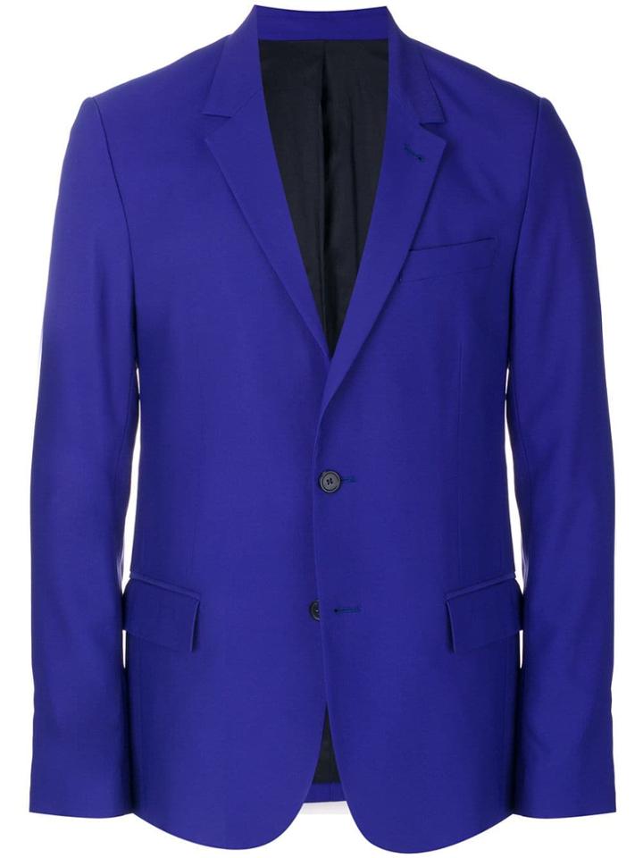 Ami Alexandre Mattiussi Two Buttons Lined Jacket - Purple