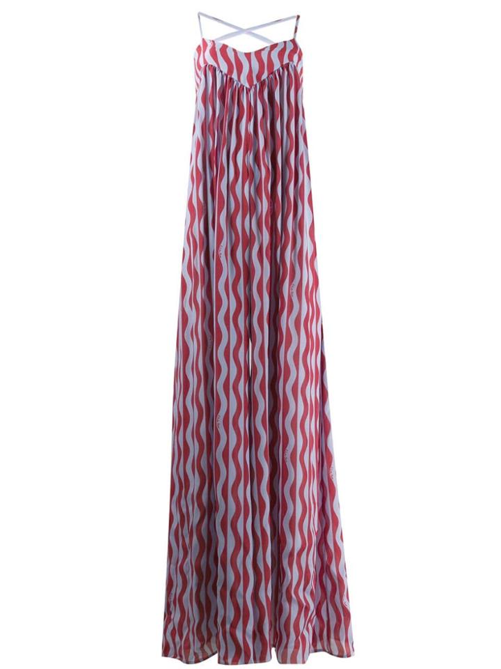L'autre Chose Patterned Jumpsuit - Red