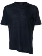 Maison Flaneur Asymmetric T-shirt - Blue