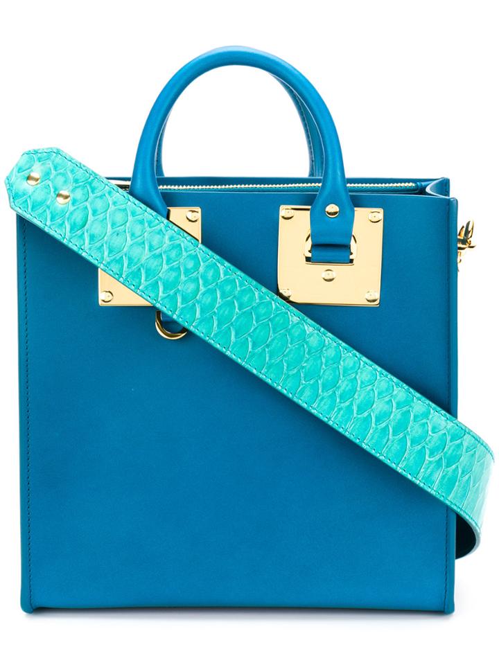 Sophie Hulme Albion Square Tote - Blue