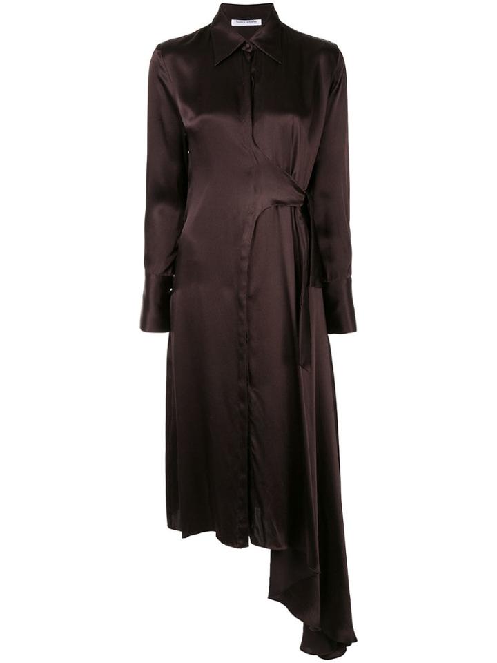 Bianca Spender Sonnet Shirt Dress - Brown