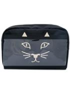 Charlotte Olympia Feline Wash Bag - Black