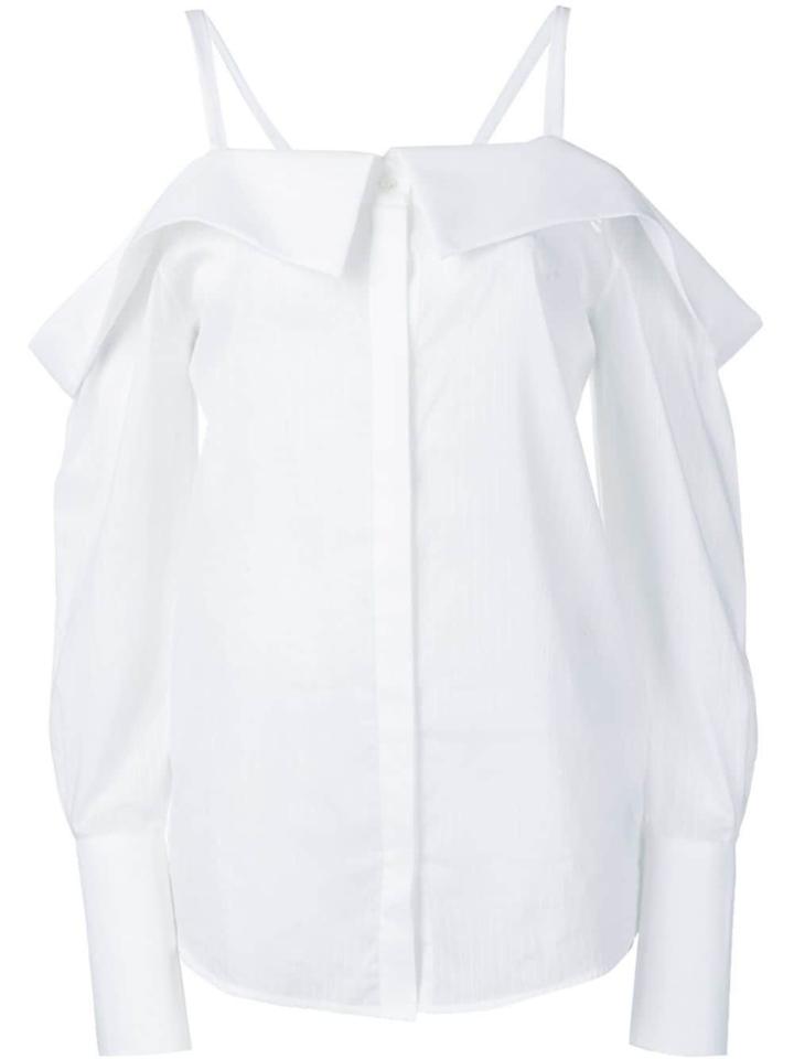 Victoria Victoria Beckham Cold Shoulder Top - White