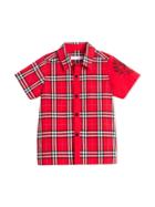 Burberry Kids Check Shirt - Red