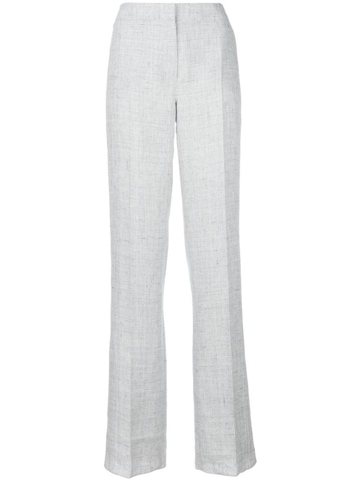 Max Mara High-waisted Pleated Trousers - Grey