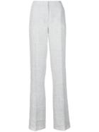 Max Mara High-waisted Pleated Trousers - Grey