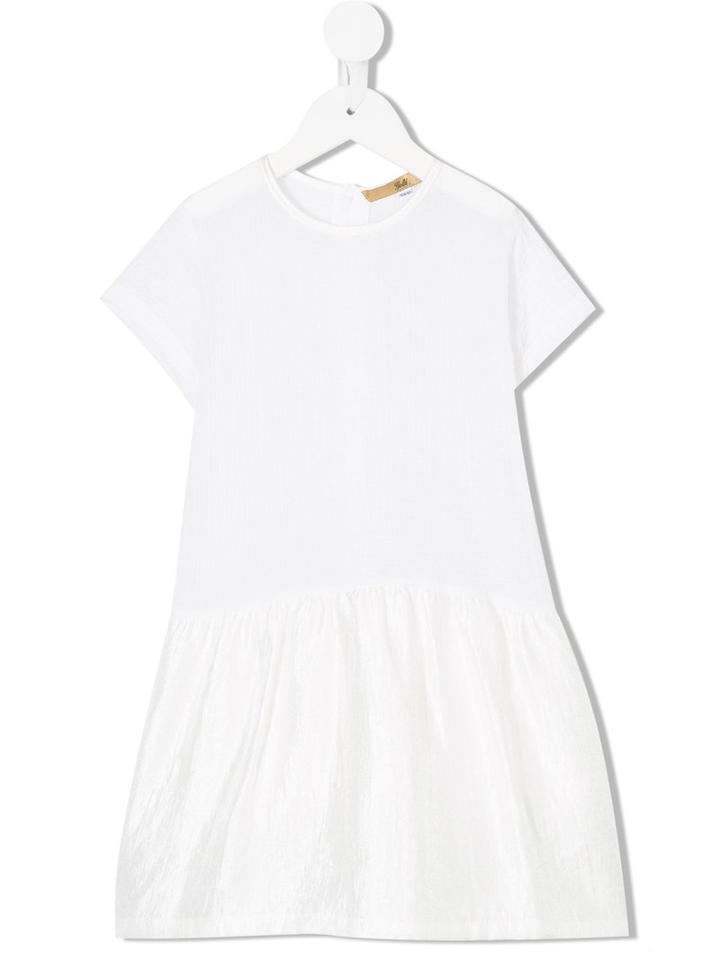 Gold Belgium - Klary Dress - Kids - Polyester - 4 Yrs, White
