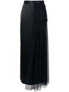 Act N&deg;1 Side Tulle Layer Skirt - Black