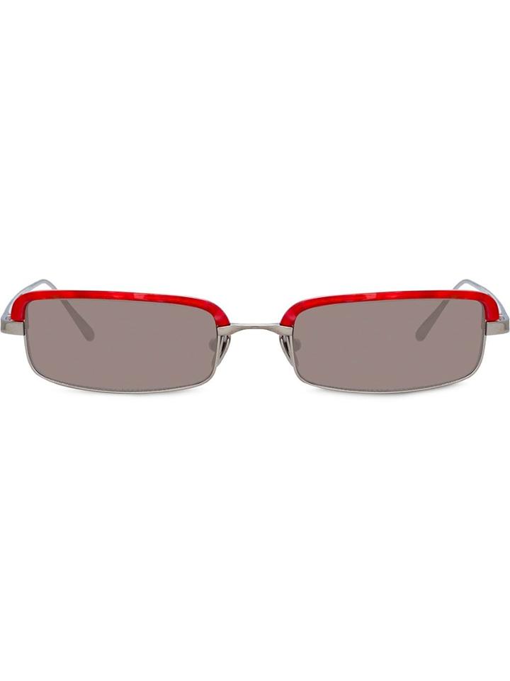 Linda Farrow Leona C3 Sunglasses - Red