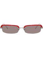 Linda Farrow Leona C3 Sunglasses - Red