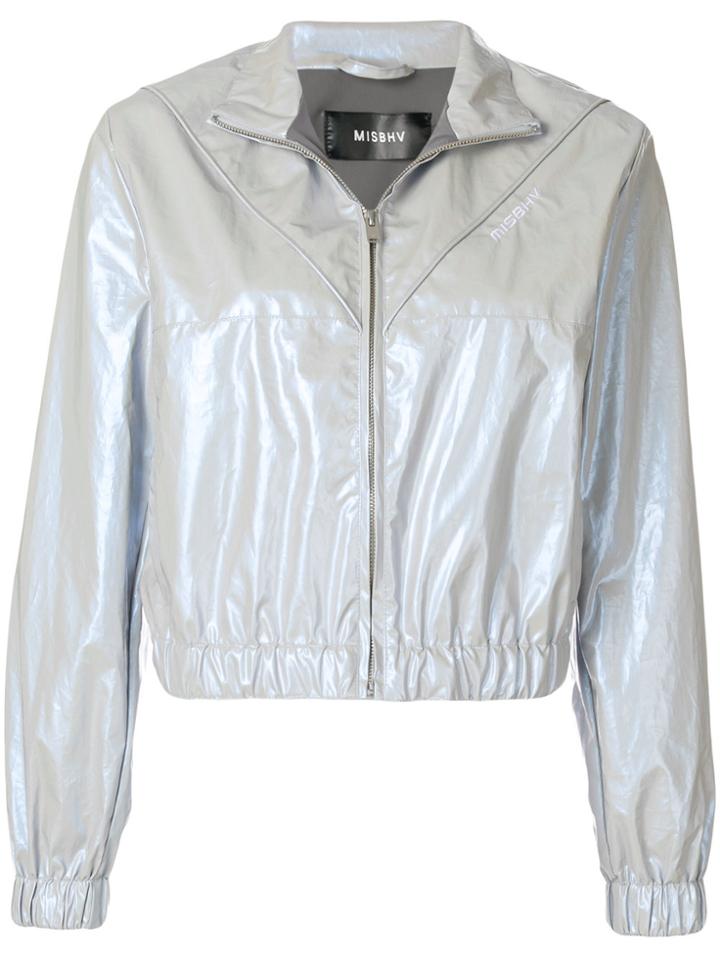 Misbhv Full-zip Bomber Jacket - Metallic