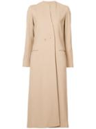 Maiyet - Long Coat Dress - Women - Spandex/elastane/viscose/wool - 000, Brown, Spandex/elastane/viscose/wool