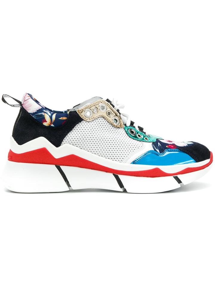 Elena Iachi Colour-block Sneakers - Multicolour