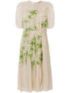 No21 Embellished Chiffon Dress - Nude & Neutrals